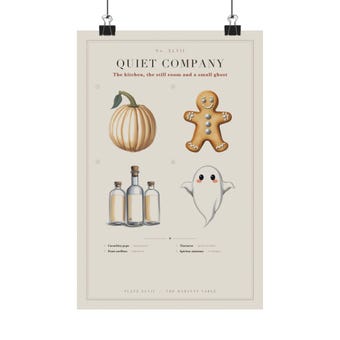 Autumn Kitchen Chart Print photo 2