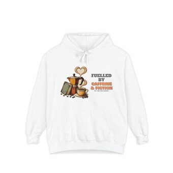 Caffeine and Fiction Hoodie photo 2
