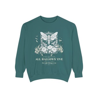 Gothic Moth Engraving Sweatshirt photo 3