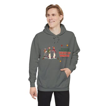 Dead of Winter Skeleton Christmas Hoodie photo 5