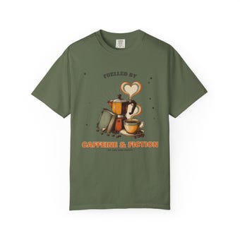 Caffeine and Fiction Shirt photo 6