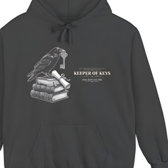 Dark Academia Raven Hoodie photo 4