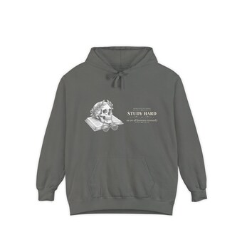 Dark Academia Skull Hoodie photo 3