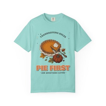Pie First Thanksgiving Shirt photo 5