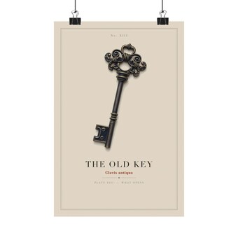 Antique Key Print photo 2