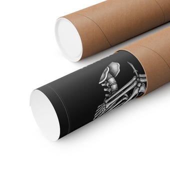 Till Death Skeleton Couple Print photo 4