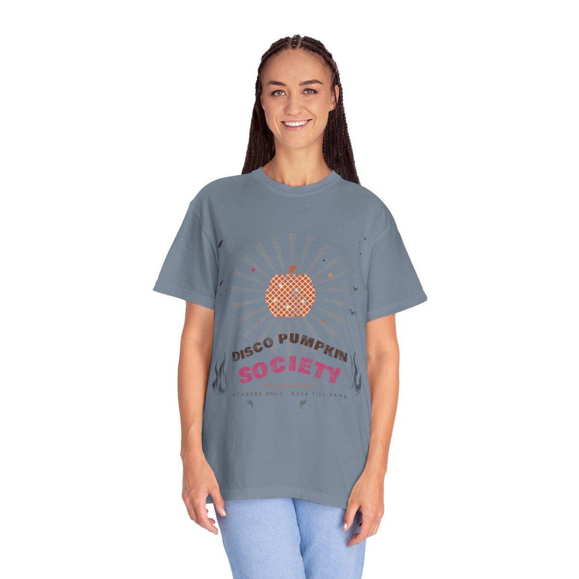 Disco Pumpkin Society Tee by WedgeAtelier