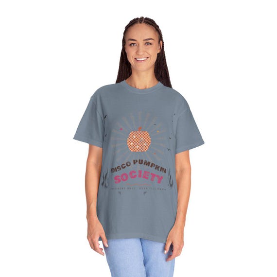 Disco Pumpkin Society Tee by WedgeAtelier