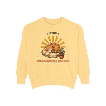 Professional Napper Cat Sweatshirt photo 3