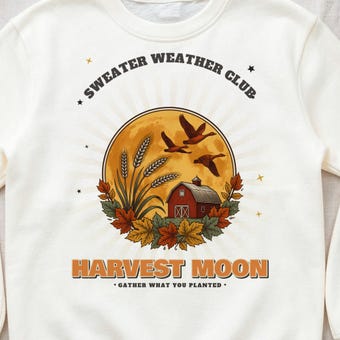 Harvest Moon Fall Sweatshirt photo 3