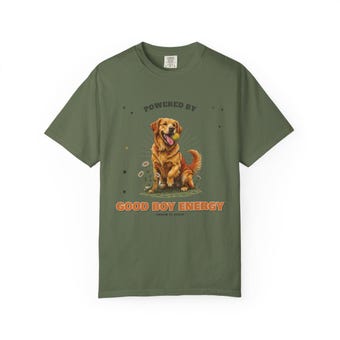Good Boy Energy Golden Retriever Shirt photo 6