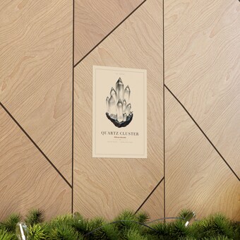 Quartz Crystal Cluster Print photo 5