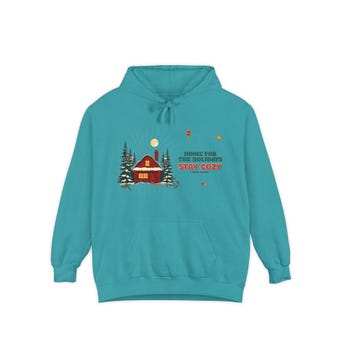 Stay Cozy Cabin Christmas Hoodie photo 4