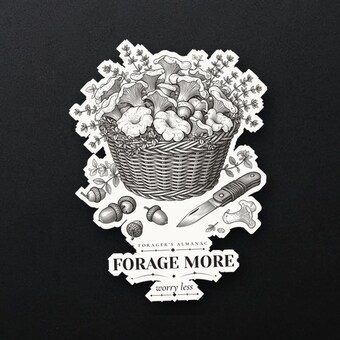 Foraging Mushroom Sticker photo 4