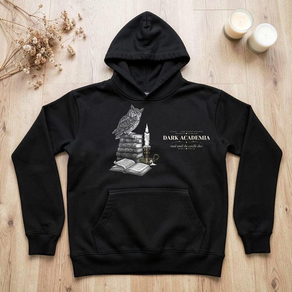 Dark Academia Owl Hoodie by WedgeAtelier