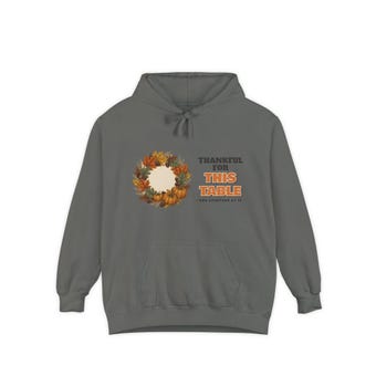 Thankful for This Table Comfort Colors Hoodie photo 3