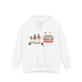 Ice Skating Skeletons Christmas Hoodie photo 2