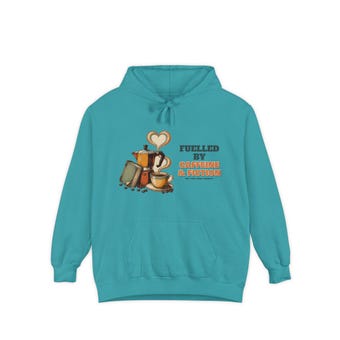 Caffeine and Fiction Hoodie photo 4