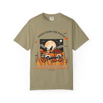 Pumpkin Delivery Truck Shirt photo 5