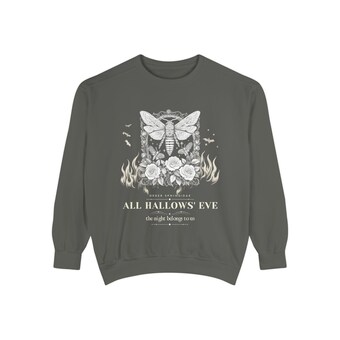Gothic Moth Engraving Sweatshirt photo 2