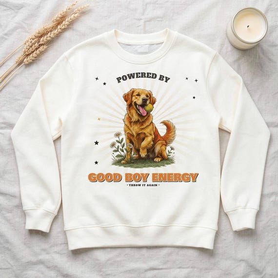 Golden Retriever Sweatshirt by WedgeAtelier