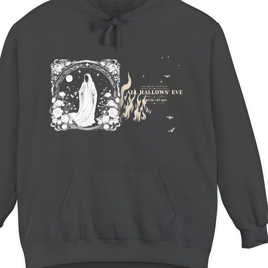 Gothic Ghost Hoodie — Comfort Colors hoodie by WedgeAtelier