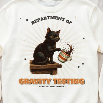 Funny Cat Mom Sweatshirt photo 3