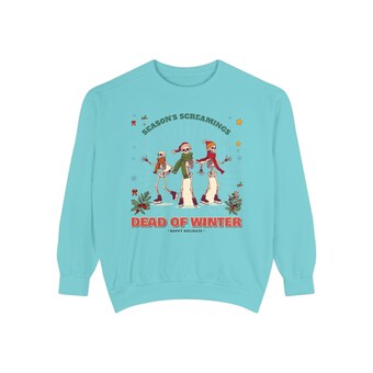 Ice Skating Skeletons Sweatshirt photo 5