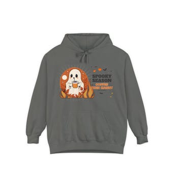 Ghost Coffee Halloween Hoodie photo 3