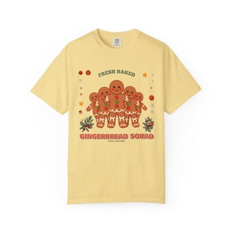Gingerbread Squad Christmas T-Shirt photo 5