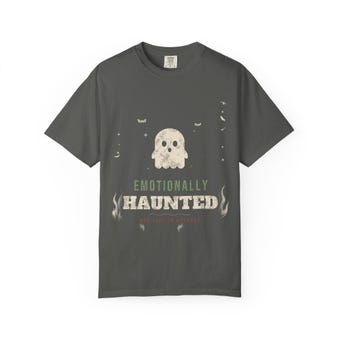 Emotionally Haunted Ghost Tee photo 3
