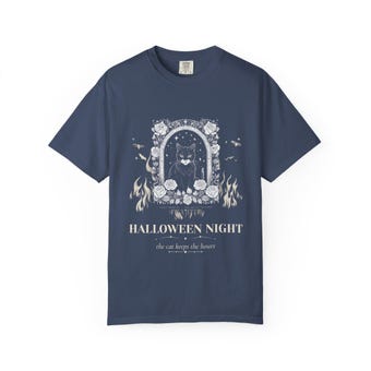 Gothic Cat Engraving Tee photo 4
