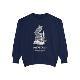 Dark Academia Owl Sweatshirt photo 3
