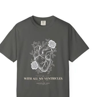 Anatomical Heart Rose Valentine Shirt photo 4