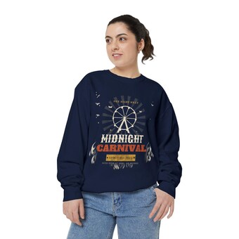 Midnight Carnival Halloween Sweatshirt photo 2