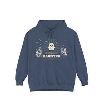 Emotionally Haunted Ghost Hoodie photo 4