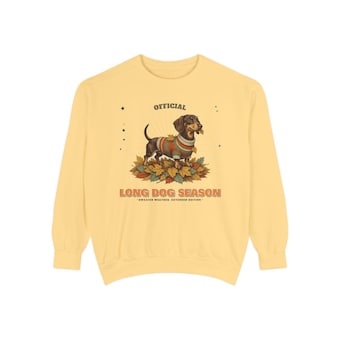 Dachshund Long Dog Season Sweatshirt photo 3