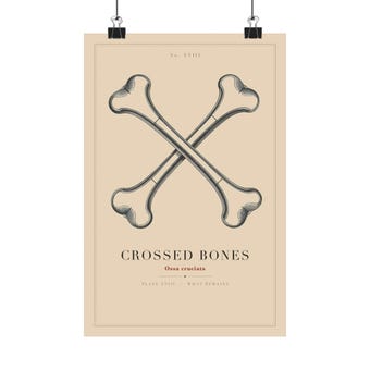 Crossed Bones Print photo 2