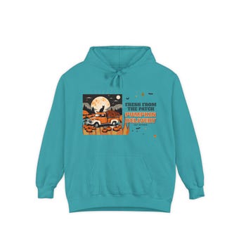 Comfort Colors Pumpkin Delivery Hoodie photo 4