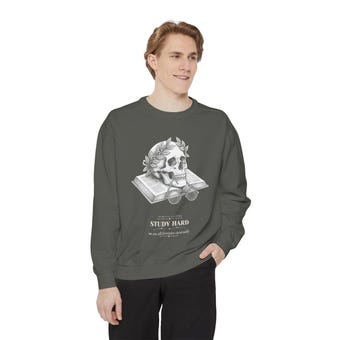 Dark Academia Skull Sweatshirt photo 4