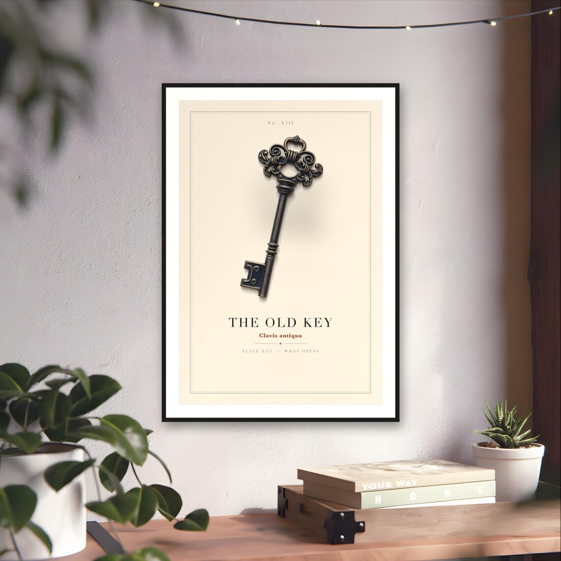 Antique Key Print — art print by WedgeAtelier
