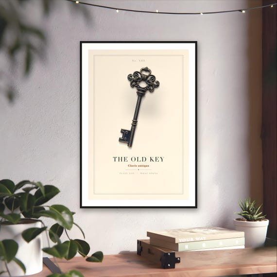 Antique Key Print — art print by WedgeAtelier