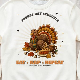 Funny Thanksgiving Sweatshirt photo 3