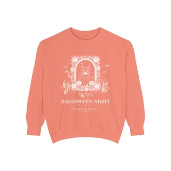 Gothic Black Cat Tarot Sweatshirt photo 6
