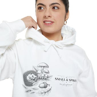 Hedgehog Mushroom Hoodie photo 5