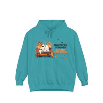 Books and Boos Comfort Colors Hoodie photo 4