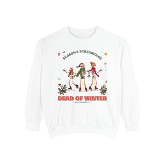 Ice Skating Skeletons Sweatshirt photo 2