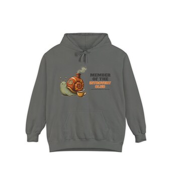 Introvert Club Snail Hoodie photo 3