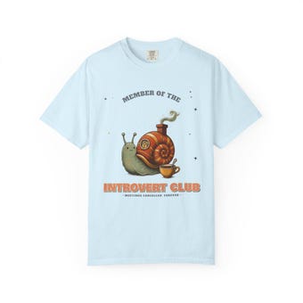 Introvert Club Snail Shirt photo 4