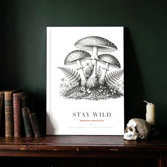 Fly Agaric Mushroom Wall Art Print photo 3